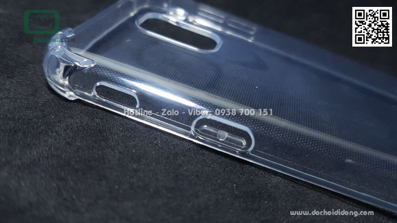 Ốp lưng Samsung J6 Zacase dẻo trong viền màu chống sốc