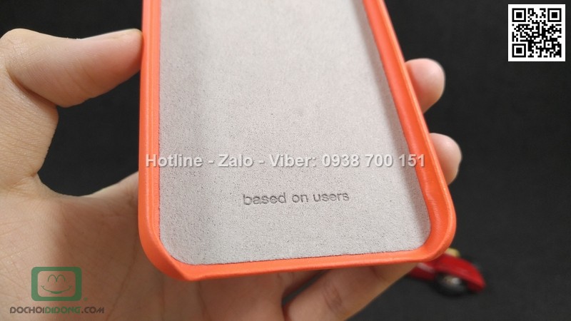 Ốp lưng iPhone 6 6s Baseus lưng vải có ngăn để tiền