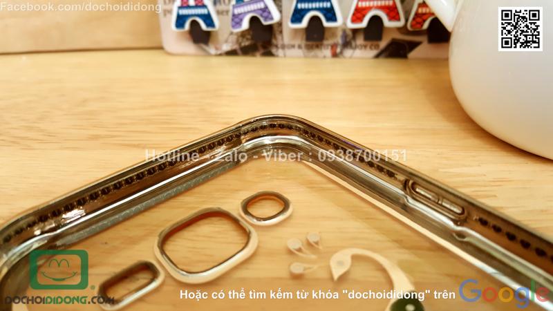 Ốp lưng Samsung Galaxy J5 đính đá hình con công