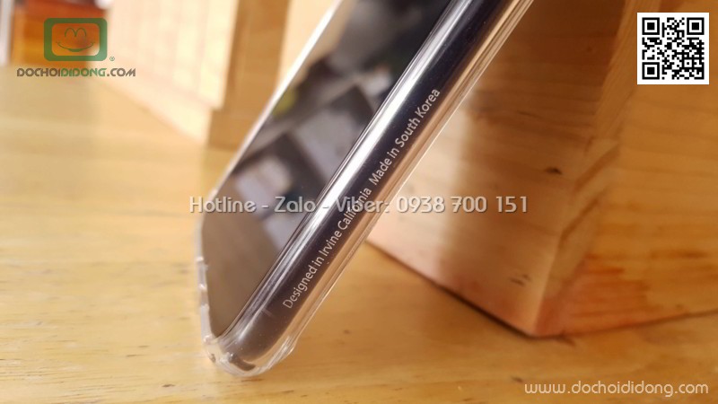 Ốp lưng iPhone X Spigen Ultra Hybrid có chống lưng