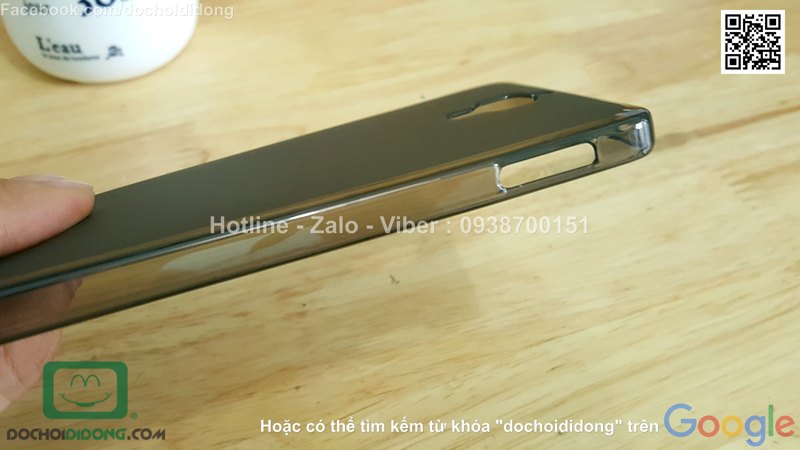 Ốp lưng Xiaomi Mi4 dẻo viền trong