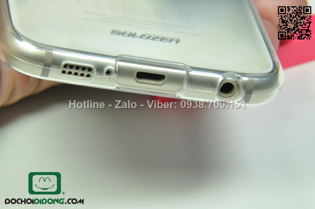 Ốp lưng Samsung Galaxy S6 Solozen dẻo trong cao cấp