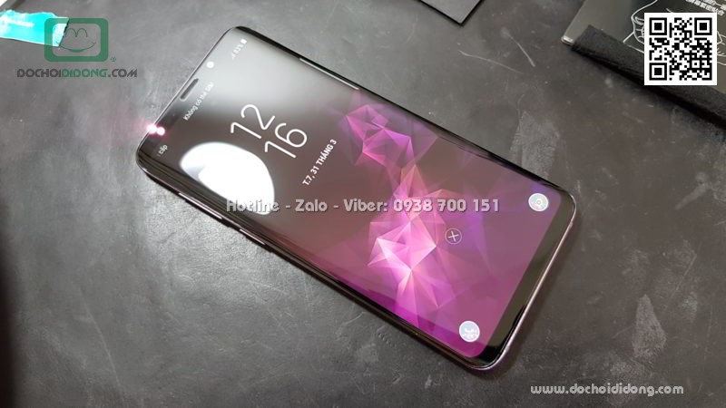 Miếng dán cường lực Samsung S9 Plus Zacase trong suốt keo UV cao cấp