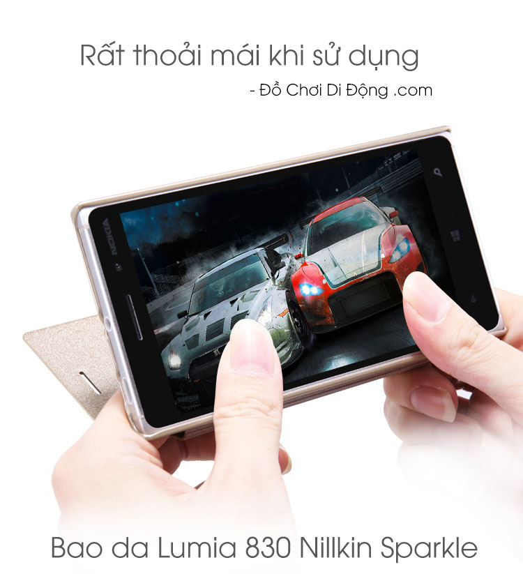 Bao da Nokia Lumia 830 mang đến sự thoải mái