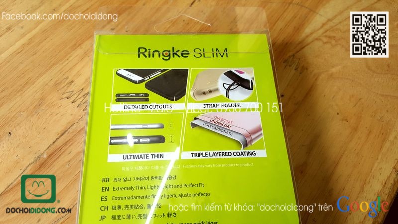 Ốp lưng Samsung Galaxy S7 Ringke Slim