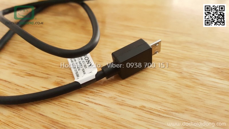 Cáp sạc Sony EC803 chính hãng đầu microUSB