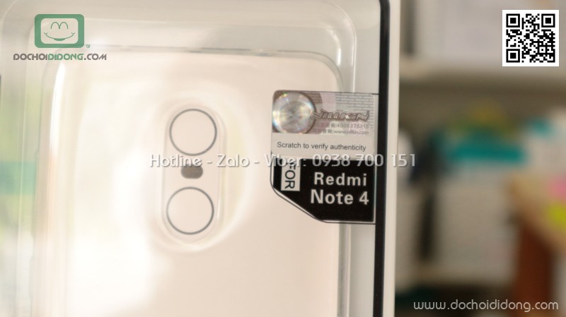 Ốp lưng Xiaomi Redmi Note 4 Nillkin dẻo trong siêu mỏng