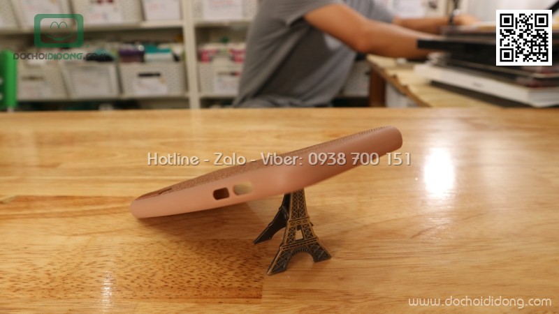 Ốp lưng Samsung J3 2017 dẻo vân vải bố