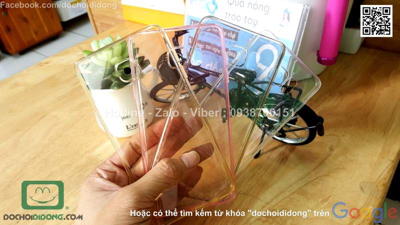 Ốp lưng Samsung Galaxy Note 5 dẻo trong che camera sau