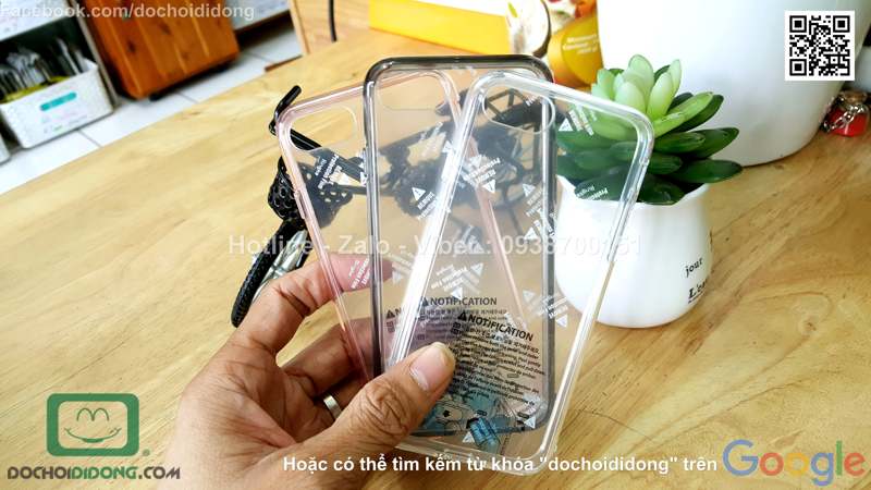 Ốp lưng iPhone 8 Ringke dẻo trong cao cấp