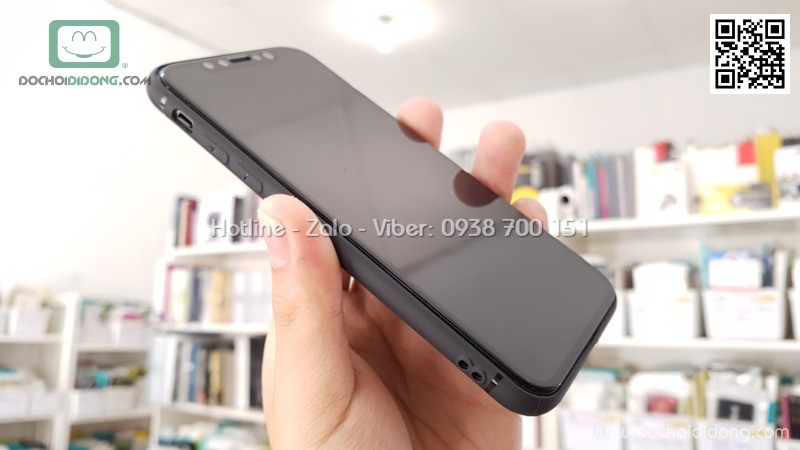 Ốp lưng iPhone X Zacase bảo vệ camera dẻo nhám khuyết táo