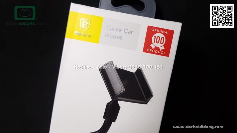 Giá đỡ điện thoại trên xe hơi Baseus Curve Car Mount