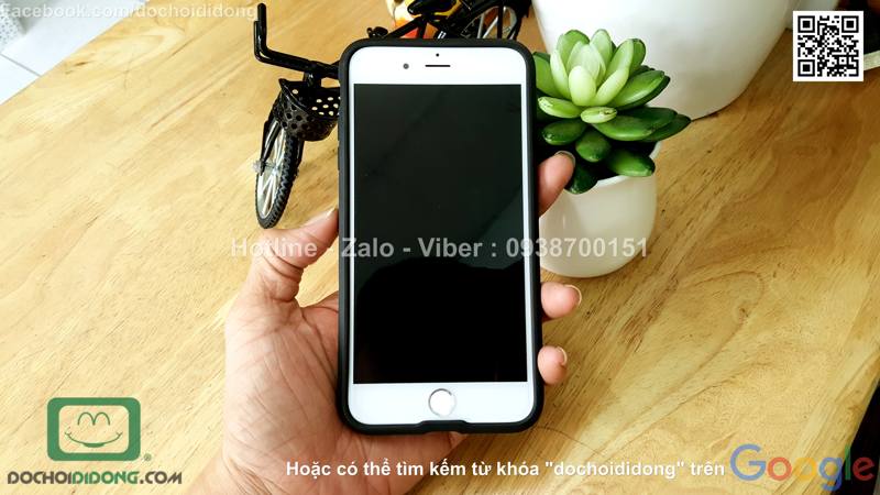 Ốp lưng iPhone 7 Plus Iron Man chống sốc có chống lưng