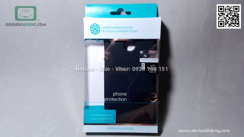 Ốp lưng Huawei Nova 3e Nillkin vân sần