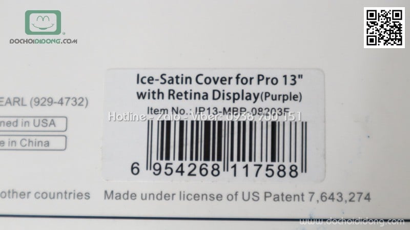 Ốp bảo vệ Macbook Pro 13 Inch 2015 iPearl Ice-Satin