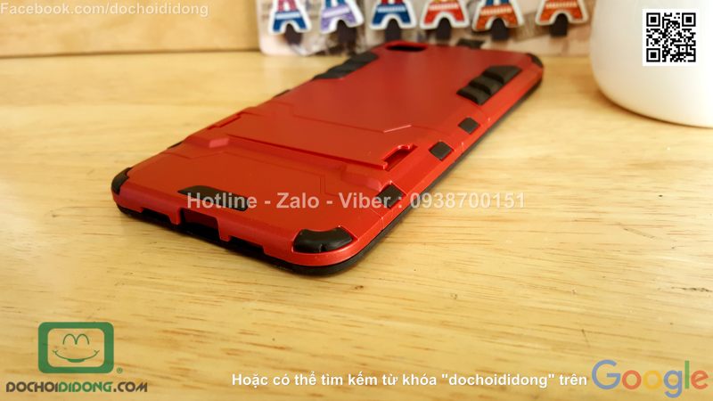 Ốp lưng Xiaomi Mi5 Iron Man chống sốc có chống lưng