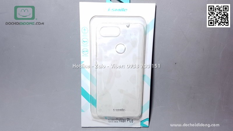 Ốp lưng Asus Zenfone Max Plus M1 - ZB570TL iSmile dẻo trong siêu mỏng