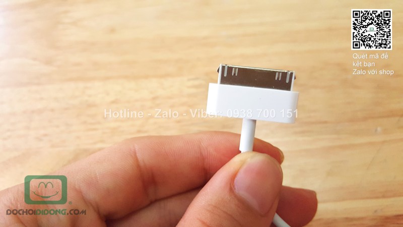 Cáp sạc iPhone 4 4s zin