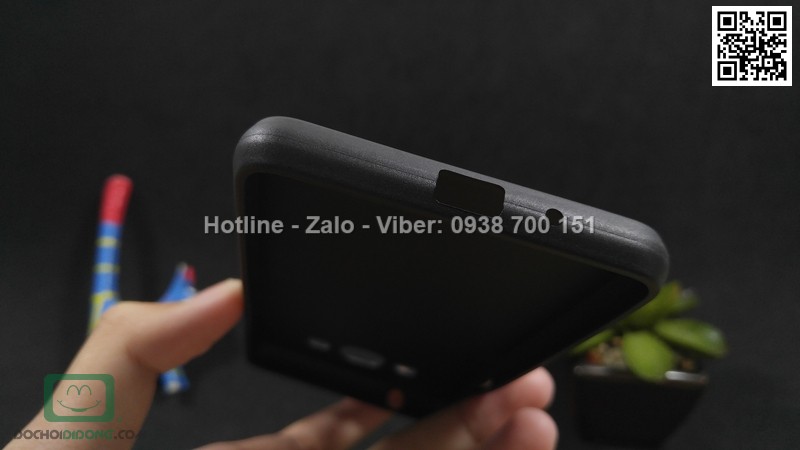 Ốp lưng Samsung Galaxy J3 Pro dẻo vân vải bố
