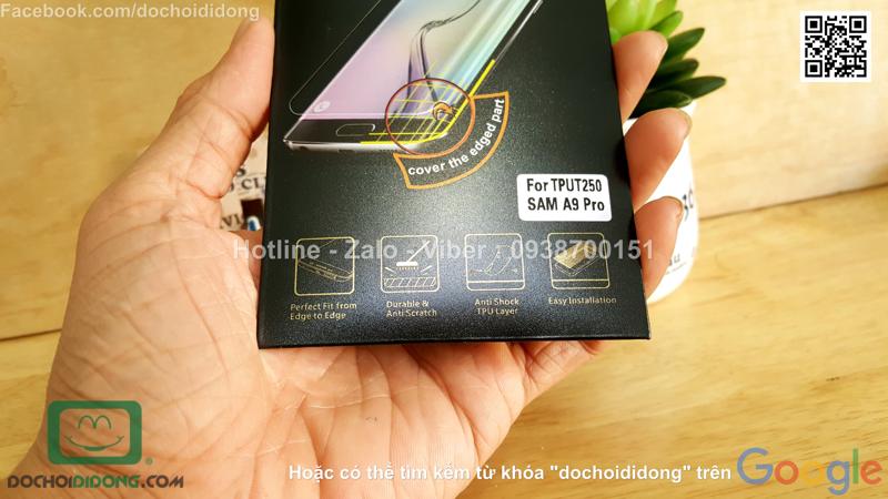 Miếng dán màn hình Samsung Galaxy A9 Pro Vmax full màn hình