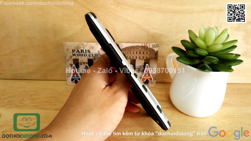 Ốp lưng HTC 10 Iron Man chống sốc có chống lưng