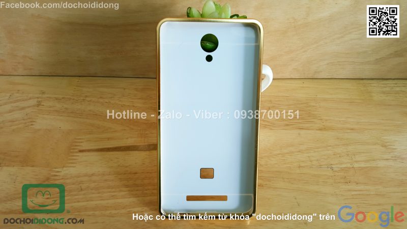 Ốp lưng Xiaomi Redmi Note 2 viền nhôm lưng tráng gương