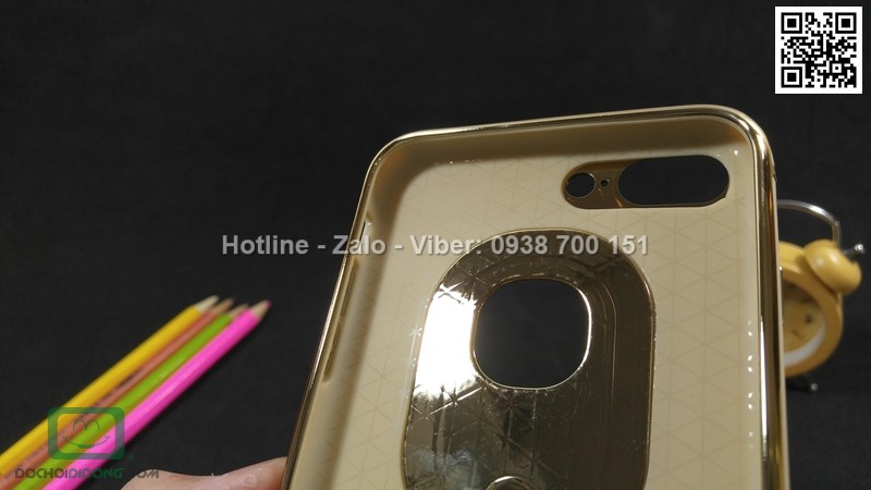 Ốp lưng iPhone 7 Plus iPaky chống sốc có nhẫn đeo