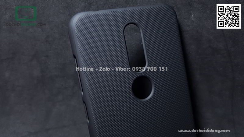 Ốp lưng Nokia 6.1 Plus Nillkin vân sần