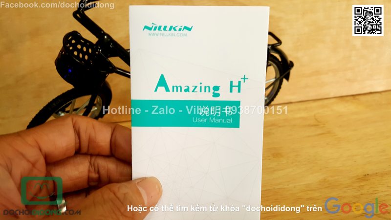 Miếng dán cường lực iPhone 7 Nillkin Amazing H+ Pro