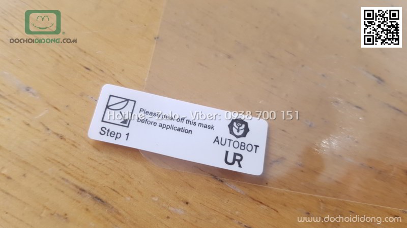 Miếng dán cường lực full màn hình iPhone X XS AutoBot 3D 0.25mm kèm dán sau
