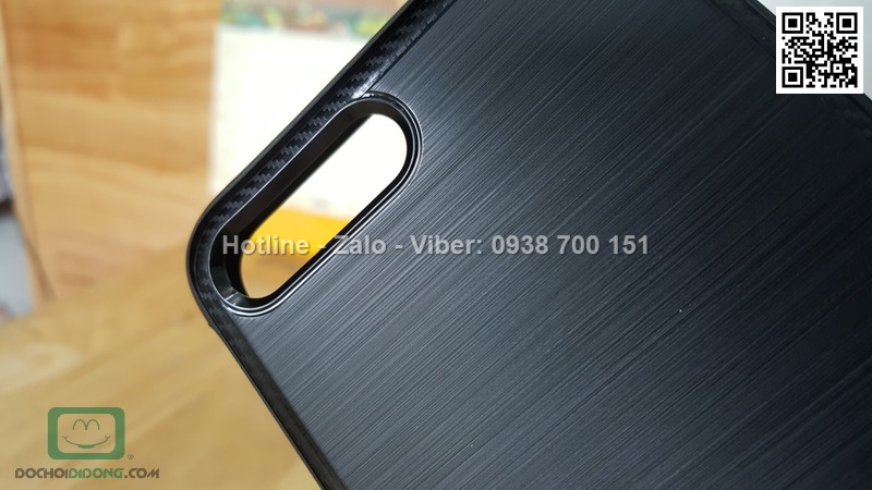 Ốp lưng iPhone 7 Plus Ringke vân kim loại