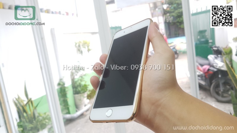 Ốp lưng iPhone 7 8 Plus Benks Magic Glitz dẻo trong viền màu