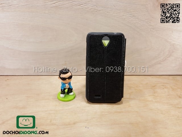 Bao da Lenovo A850 NK vân sần cửa sổ