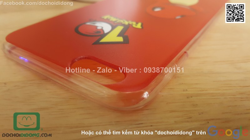 Ốp lưng iPhone 6 6s Plus Pokemon Go dẻo viền trong