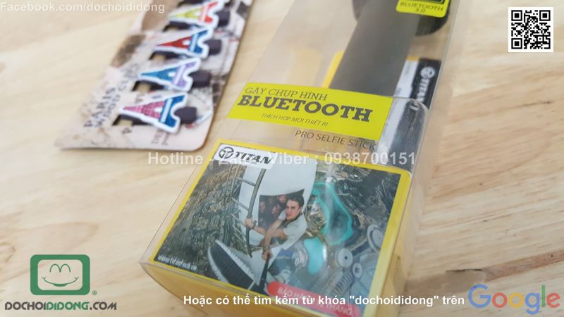 Gậy chụp ảnh tự sướng TiTan Bluetooth