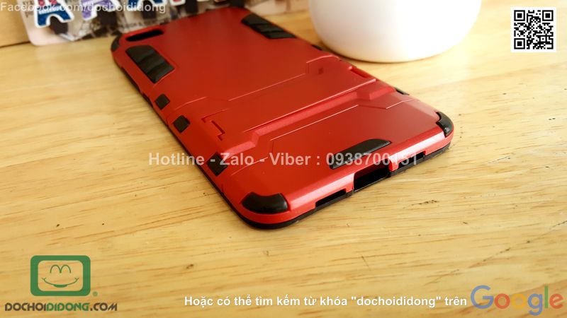 Ốp lưng Xiaomi Mi5 Iron Man chống sốc có chống lưng