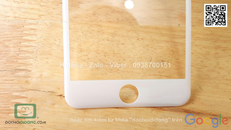 Miếng dán cường lực iPhone 6 6s plus OU full màn hình