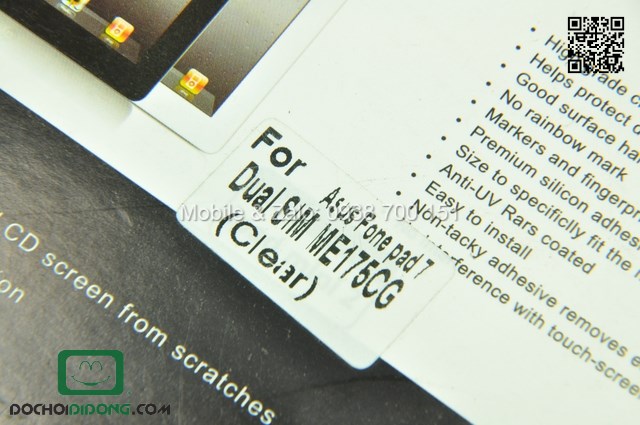 Miếng dán màn hình Asus Fonepad 7 ME175CG loại trong