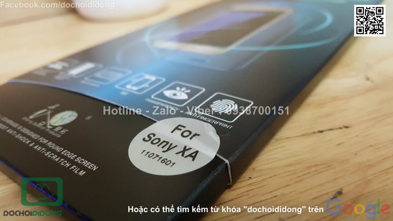 Miếng dán màn hình Sony Xperia XA iTop full màn hình