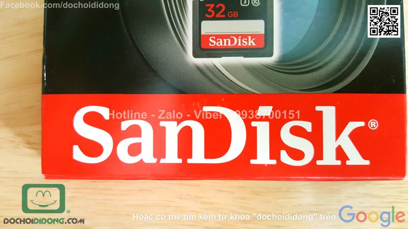 Thẻ nhớ Sandisk SD 4K 32GB Class 10 633x