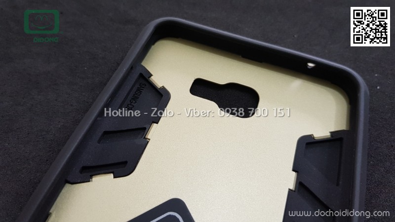 Ốp lưng Samsung Galaxy C9 Pro Iron Man chống sốc có chống lưng