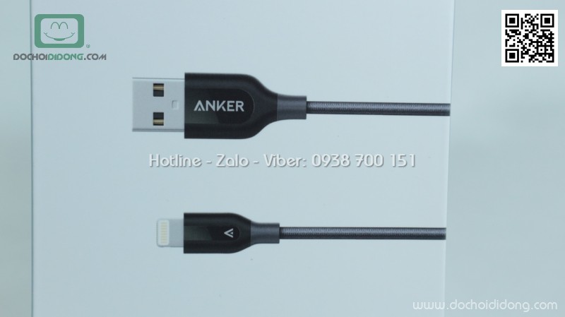 Cáp Lightning Anker Powerline+ 0.9m