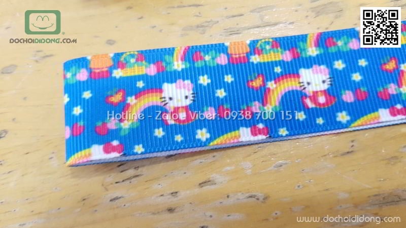 Dây đeo điện thoại, chìa khóa hoạt hình có móc khóa