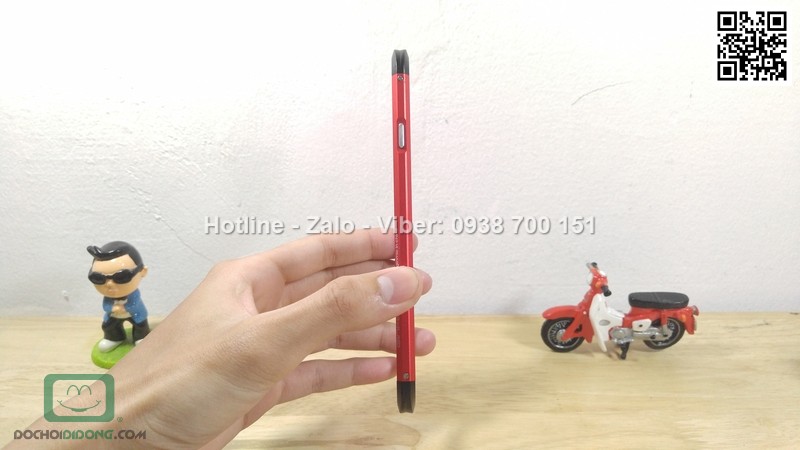 Ốp viền iPhone 8 Luphie v series cao cấp