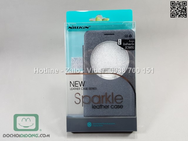 Bao da Asus Zenfone Go Nillkin Sparkle