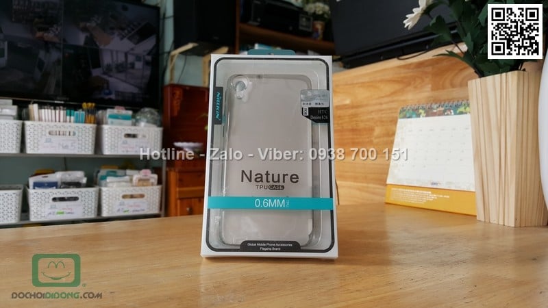 Ốp lưng HTC Desire 826 Nillkin dẻo trong siêu mỏng