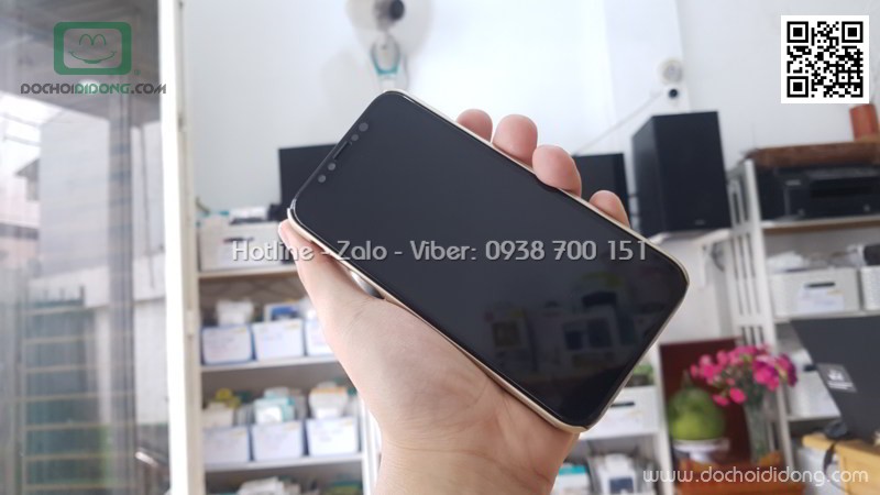 Ốp lưng iPhone XS Nillkin vân sần