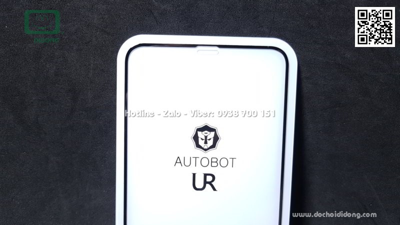 Miếng dán cường lực full màn hình iPhone XS Max AutoBot 0.26mm kèm dán sau