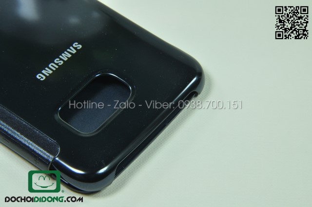 Bao da Samsung Galaxy S6 Edge Clear View Cover chính hãng