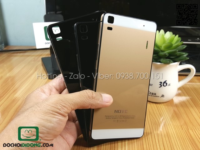 Ốp lưng Lenovo A7000 K3 Note viền nhôm lưng kính thay nắp